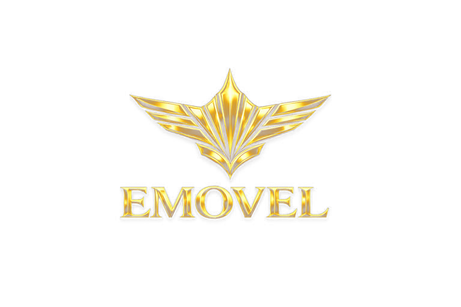 EMOVEL gold 3D logo